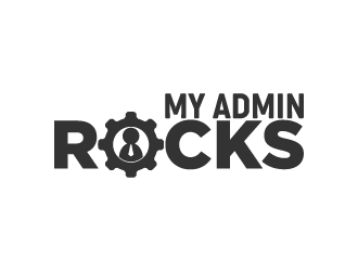 My Admin Rocks  logo design by fastsev