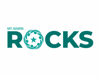 My Admin Rocks  logo design by mutafailan