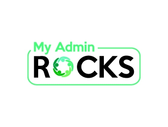 My Admin Rocks  logo design by twomindz