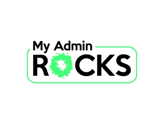 My Admin Rocks  logo design by twomindz