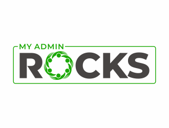 My Admin Rocks  logo design by mutafailan