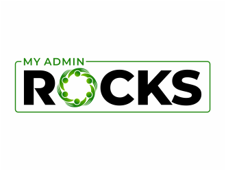 My Admin Rocks  logo design by mutafailan