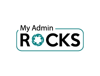 My Admin Rocks  logo design by twomindz