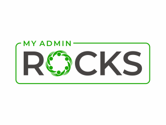 My Admin Rocks  logo design by mutafailan