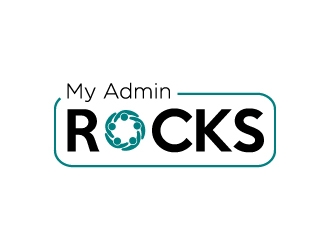 My Admin Rocks  logo design by twomindz