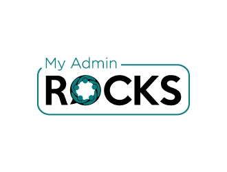 My Admin Rocks  logo design by twomindz