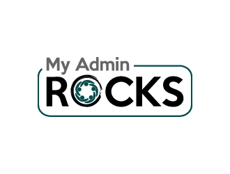 My Admin Rocks  logo design by twomindz