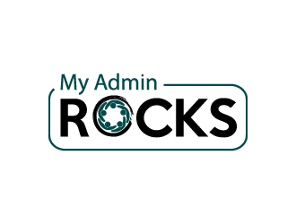 My Admin Rocks  logo design by twomindz