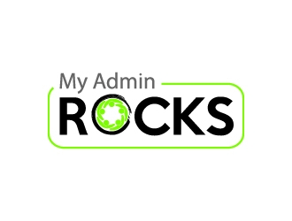 My Admin Rocks  logo design by twomindz