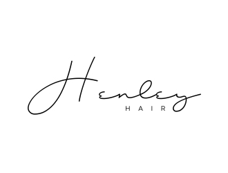 Henley Hair  logo design by Louseven