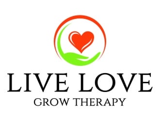 Live Love Grow Therapy logo design by jetzu