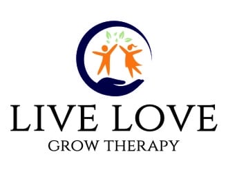 Live Love Grow Therapy logo design by jetzu