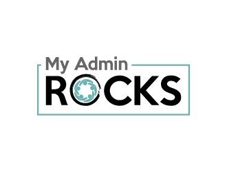 My Admin Rocks  logo design by twomindz