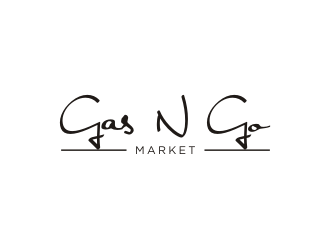 Gas N Go Market (we are up for something different) logo design by Barkah