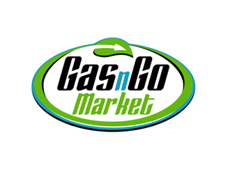 Gas N Go Market (we are up for something different) logo design by megalogos