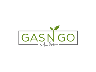 Gas N Go Market (we are up for something different) logo design by Barkah