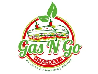 Gas N Go Market (we are up for something different) logo design by DreamLogoDesign