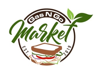 Gas N Go Market (we are up for something different) logo design by DreamLogoDesign