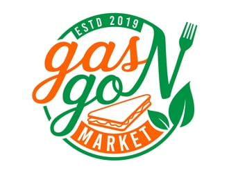 Gas N Go Market (we are up for something different) logo design by DreamLogoDesign