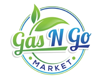 Gas N Go Market (we are up for something different) logo design by MAXR