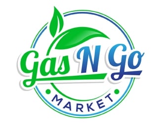 Gas N Go Market (we are up for something different) logo design by MAXR