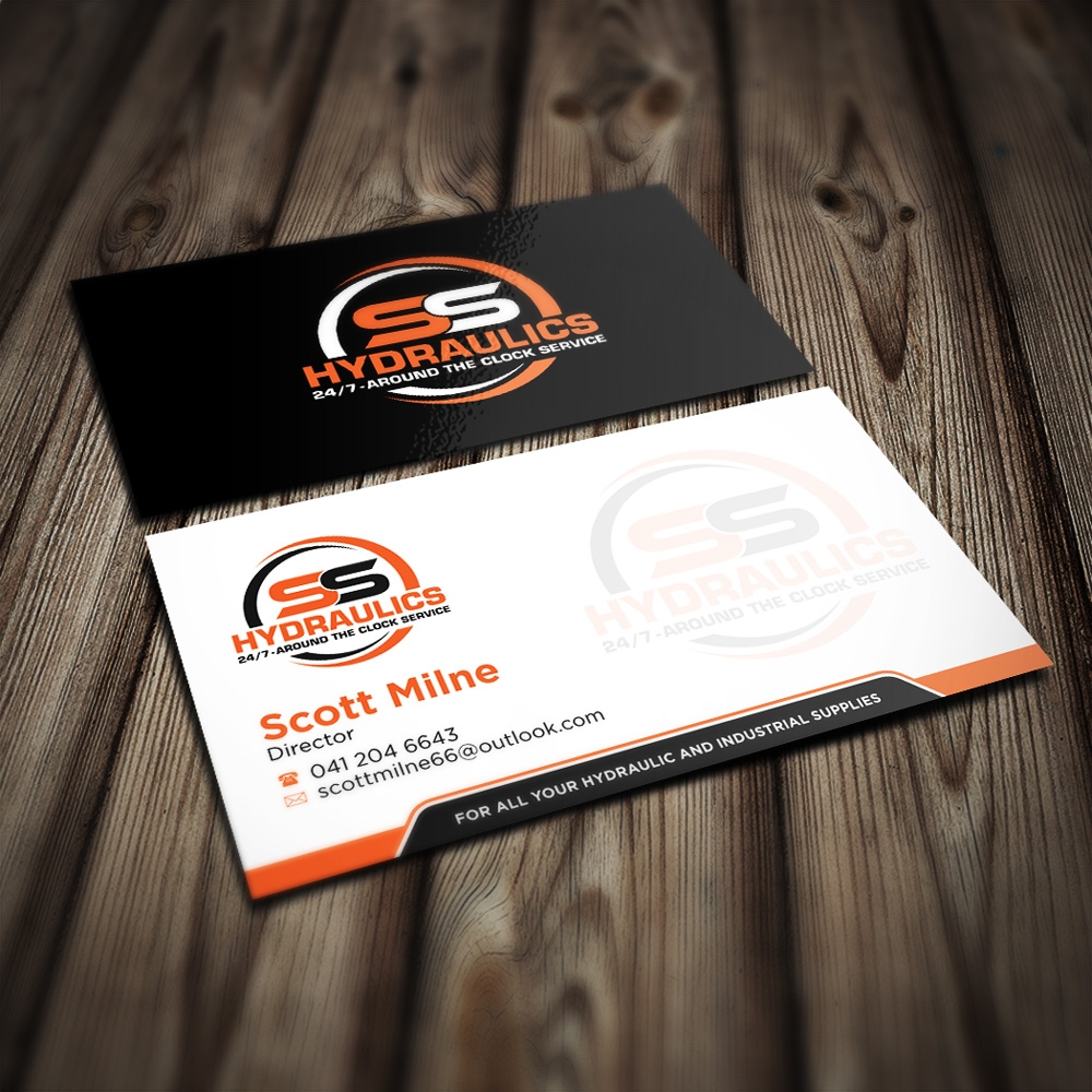 SS HYDRAULICS logo design by mletus