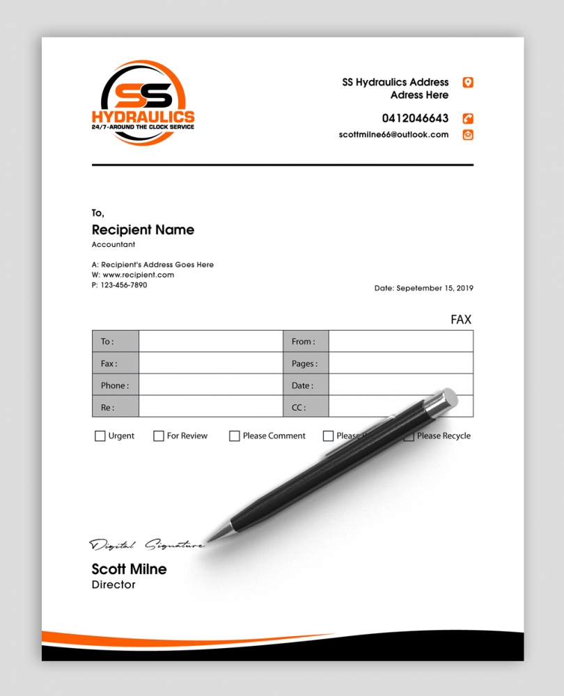 SS HYDRAULICS logo design by abss