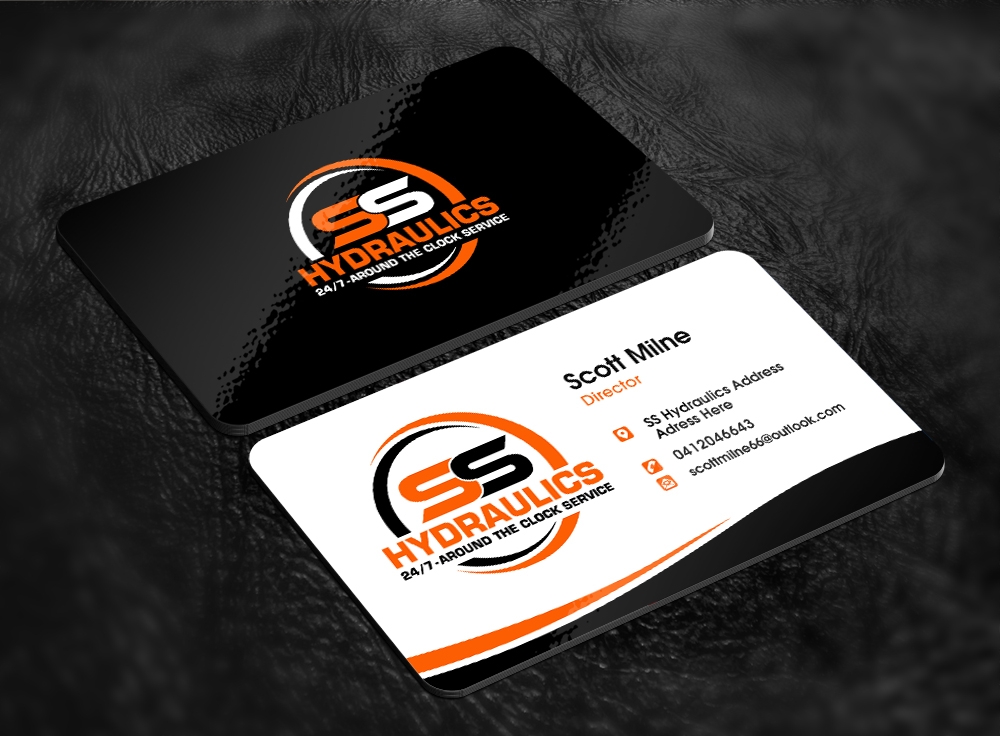 SS HYDRAULICS logo design by abss