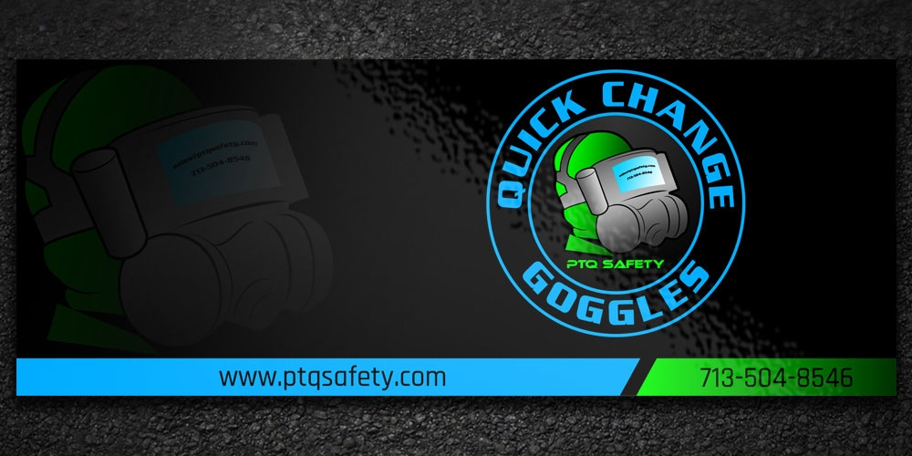 (COMPANY NAME IS PTQ SAFETY )   QUICK CHANGE GOGGLES logo design by Boomstudioz