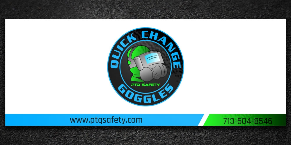 (COMPANY NAME IS PTQ SAFETY )   QUICK CHANGE GOGGLES logo design by Boomstudioz