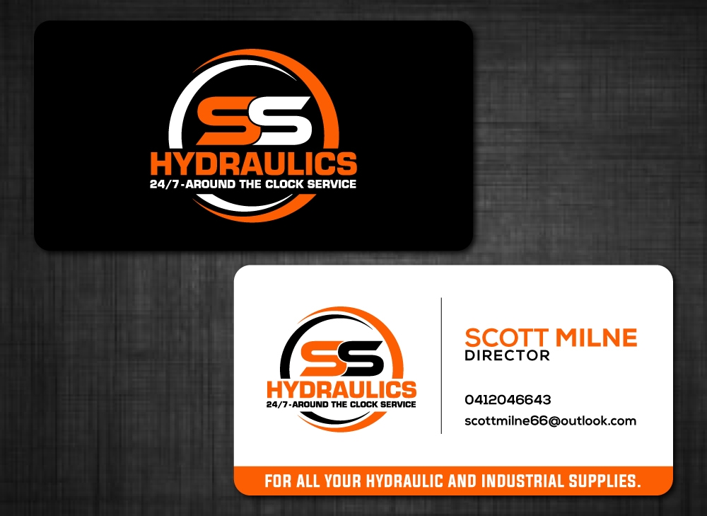 SS HYDRAULICS logo design by LogOExperT