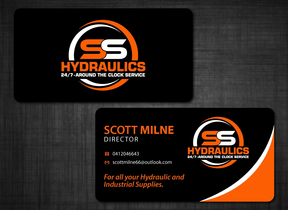 SS HYDRAULICS logo design by LogOExperT