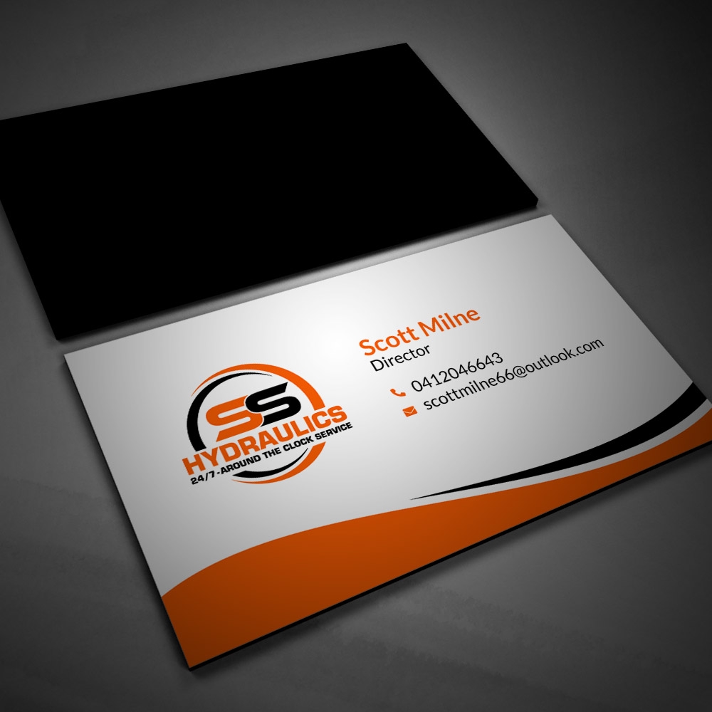 SS HYDRAULICS logo design by fritsB