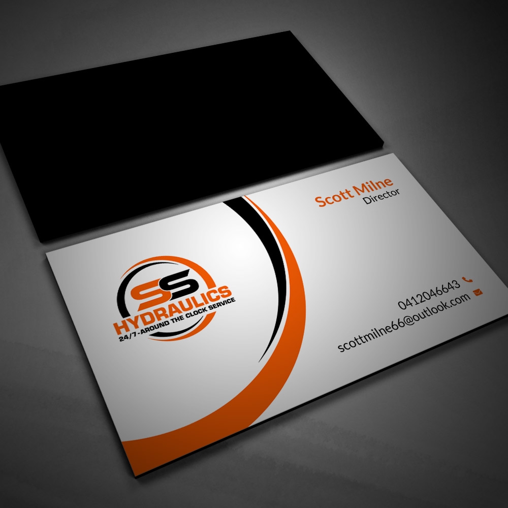 SS HYDRAULICS logo design by fritsB