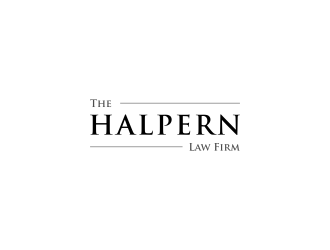 The Halpern Law Firm logo design by haidar