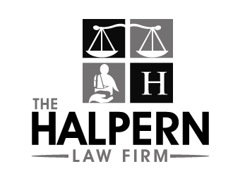 The Halpern Law Firm logo design by PMG