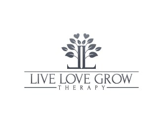 Live Love Grow Therapy logo design by Krafty