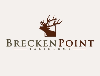 Brecken Point Taxidermy logo design by Lovoos