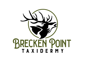 Brecken Point Taxidermy logo design by scriotx