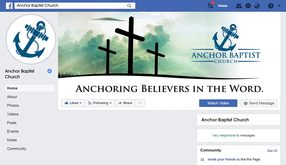 Anchor Baptist Church logo design by abss