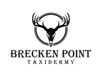 Brecken Point Taxidermy logo design by cintoko
