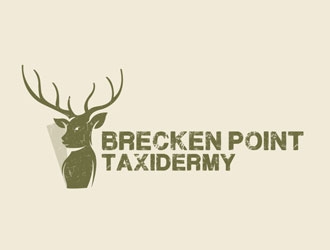Brecken Point Taxidermy logo design by frontrunner