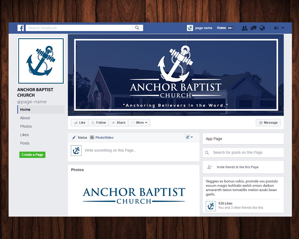 Anchor Baptist Church logo design by MastersDesigns