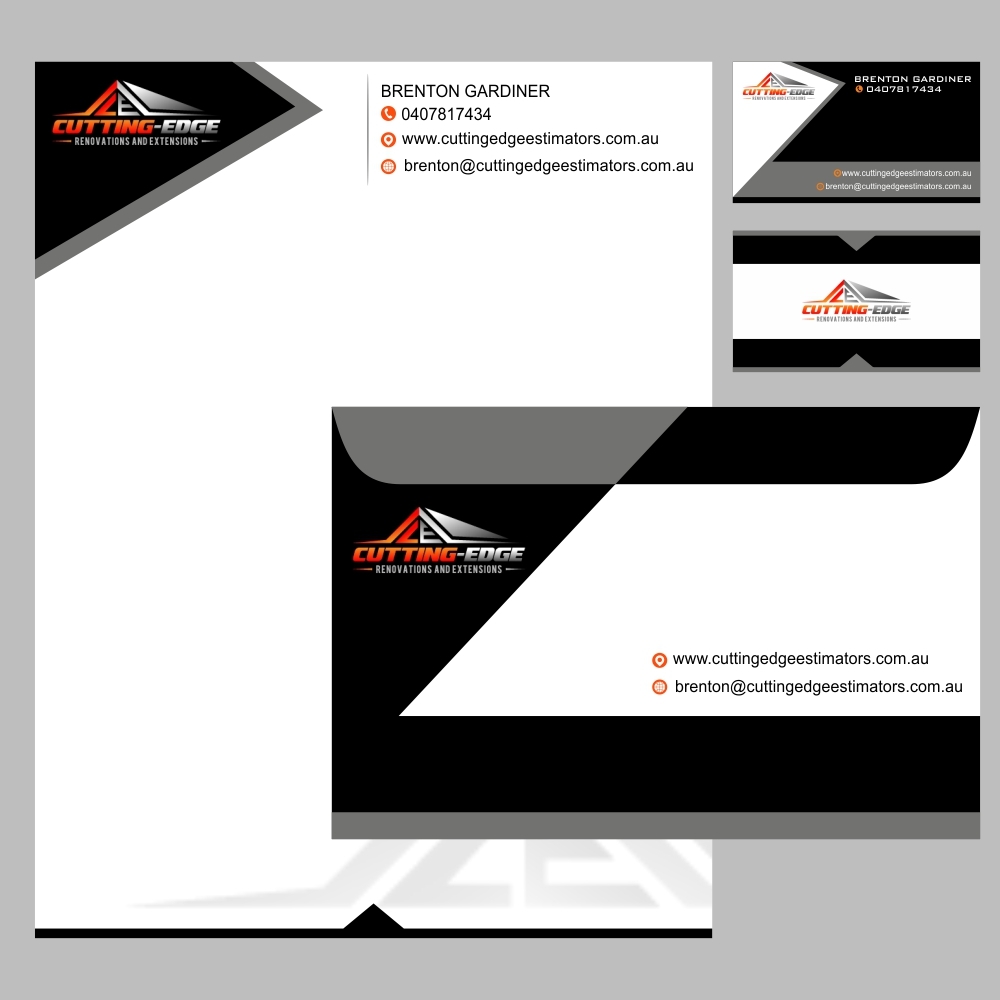 Cutting edge renovations logo design by adwebicon