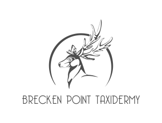 Brecken Point Taxidermy logo design by Gwerth