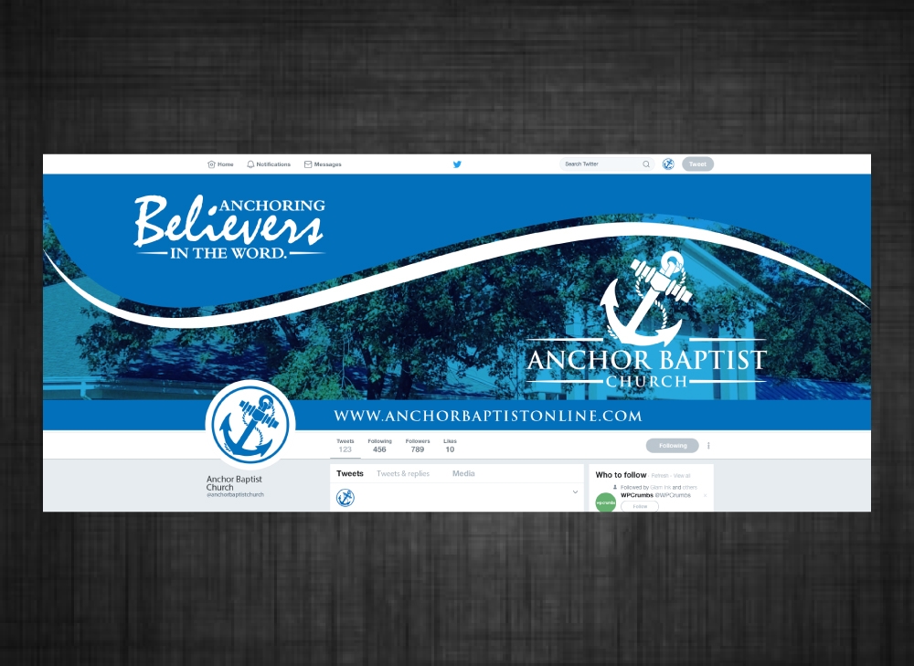 Anchor Baptist Church logo design by LogOExperT