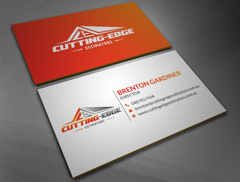 Cutting edge renovations logo design by fritsB