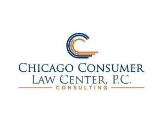 Chicago Consumer Law Center, P.C. logo design by Hansiiip