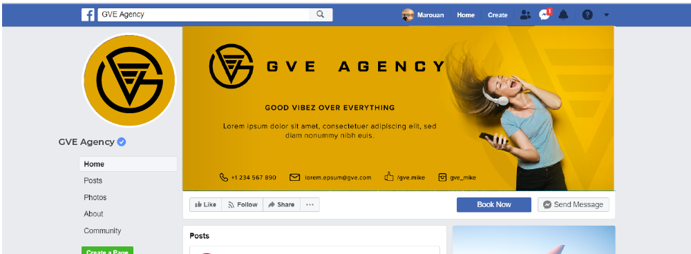 GVE Agency logo design by marodadi