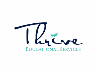 Thrive Educational Services  logo design by hopee